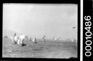 18-footer race at Sydney Heads, Sydney Harbour