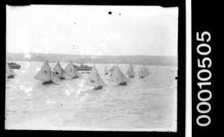 18-footer race on Sydney Harbour between 1921 and 1925.