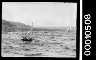 Cadet dinghy D4 on Sydney Harbour