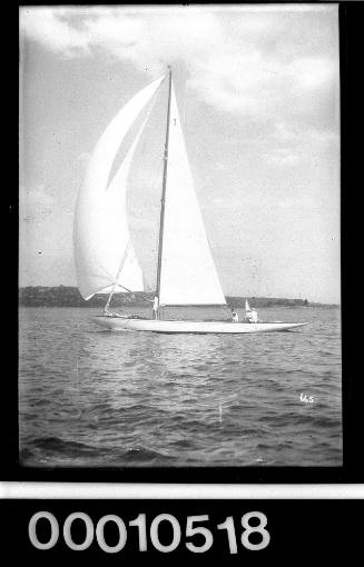 Yacht sailing on Sydney Harbour