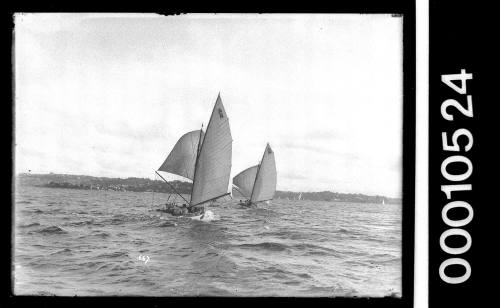 Yachts sailing on Sydney Harbour