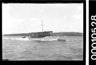 Motor launch on Sydney Harbour