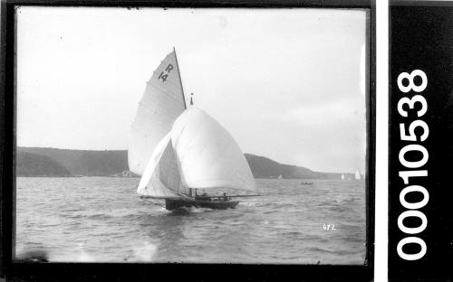 Half-decker sailing on Sydney Harbour