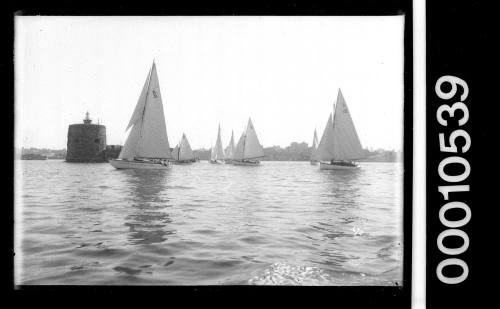 SASC fleet at Fort Denison, Sydney Harbour