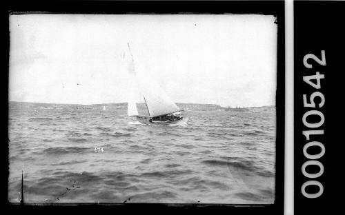 Yacht sailing on Sydney Harbour