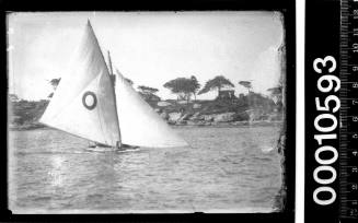 ARRAWATTA or LIFESAVER sailing past Clark Island, Sydney Harbour