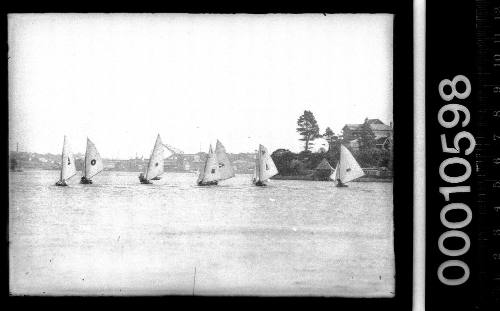 16-foot skiff race on Sydney Harbour