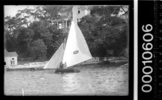 12-foot skiff sailing on the Parramatta River