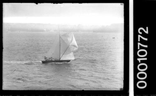 21-foot restricted class yacht on Sydney Harbour