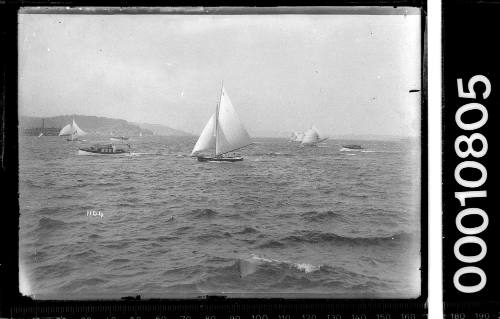 21-foot restricted class yacht WATTLE, Sydney Harbour