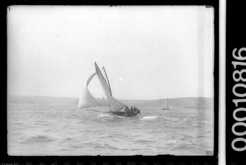 Small half-decker racing on Sydney Harbour