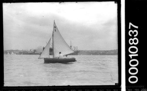 Cadet class dingy on Sydney Harbour