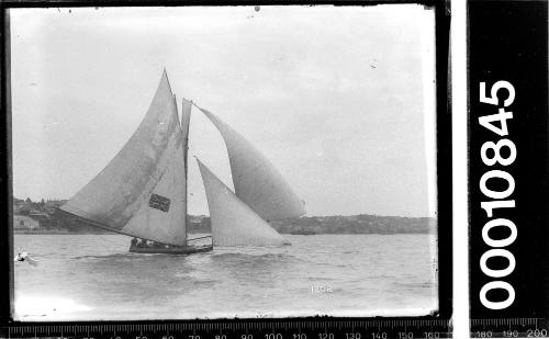 18-footer AUSTRALIA sailing on Sydney Harbour