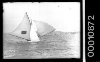 18-footer AVALON sailing on Sydney Harbour off Watson's Bay