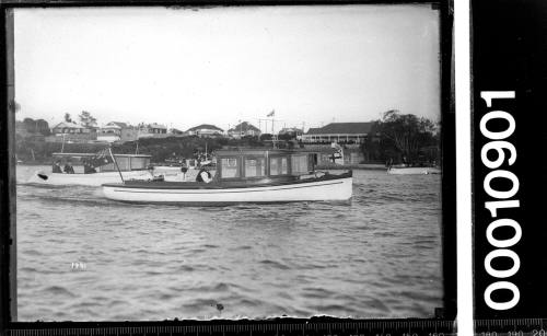 Two motorboats on the Georges River