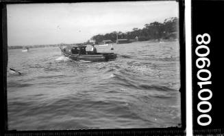 Motorboat heading towards Kogarah Bay