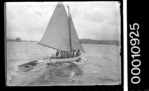 SASC half-decked sloop at Fort Denison, Sydney Harbour