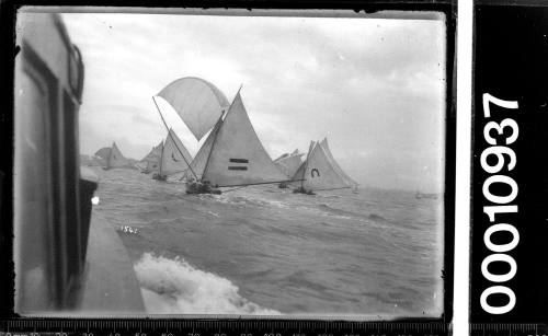 18-footers HC PRESS and PASTIME racing on Sydney Harbour