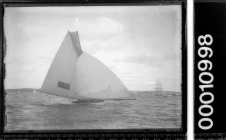 18-footer KISMET sailing on Sydney Harbour