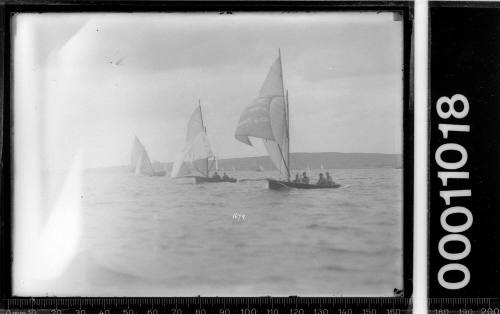 16-foot skiffs on Sydney Harbour