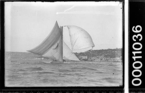 18-footer QUIBREE or KERIKI sailing on Sydney Harbour