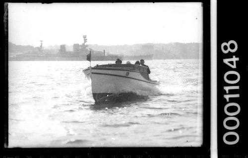 Motor launch on Sydney Harbour