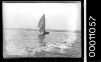 Unidentified 18-footer on Sydney Harbour