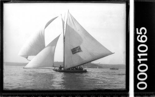 18-footer AUSTRALIA sailing on Sydney Harbour