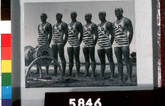 Dee Why Surf Life Saving Club senior R and R team after winning the Australian championship in 1951