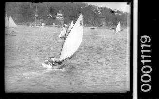 SASC half-decked yacht A29 at Pittwater Regatta