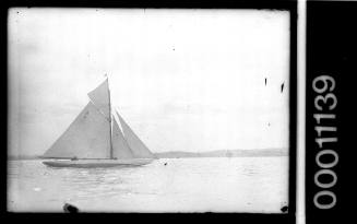 Yacht 'RI' sailing on Sydney Harbour