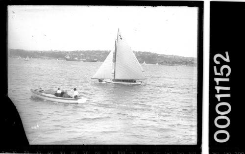 21-foot Restricted Class yacht TASSIE III on Sydney Harbour