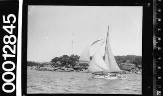 Amateur club yacht RANGER sailing on Sydney Harbour