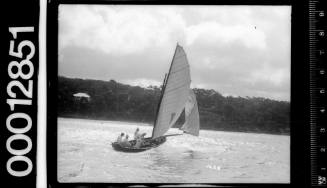 16-foot skiff with the number '167' on the mainsail, Sydney Harbour