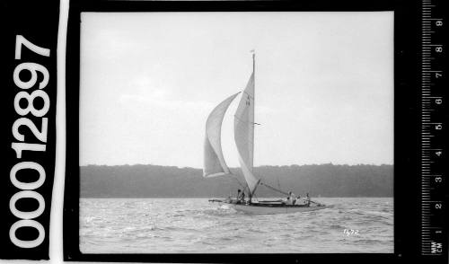 Amateur class yacht, A30, sailing on Sydney Harbour