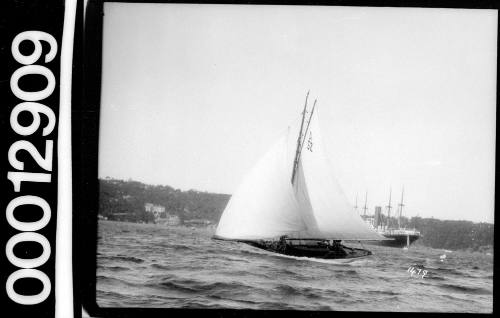 Amateur class yacht, A52, sailing on Sydney Harbour