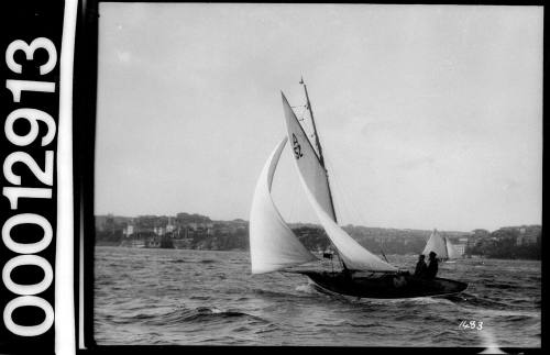 Amateur class yacht, A52, sailing on Sydney Harbour