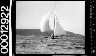 Amateur class yacht, A30, sailing on Sydney Harbour