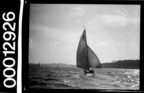 Amateur class yacht, A3, sailing on Sydney Harbour