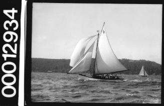 Amateur class yacht, A31, sailing on Sydney harbour