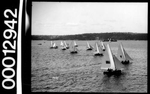 Untitled (18-foot skiffs racing)