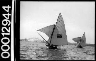 18-foot skiff BRITANNIA on Sydney Harbour