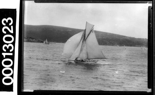 Amateur class yacht, A30, sailing on Sydney Harbour