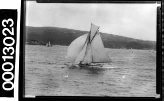 Amateur class yacht, A30, sailing on Sydney Harbour