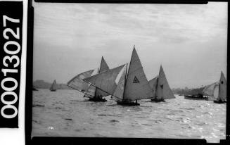 Yachts under sail on Sydney Harbour