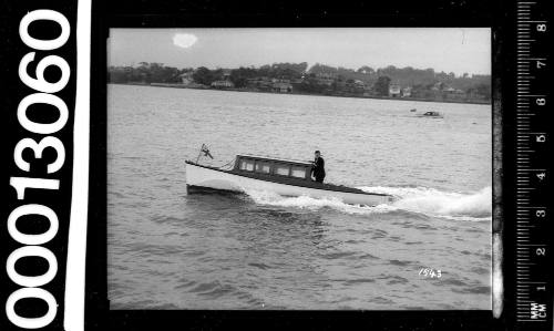 Two motor launches on Sydney Harbour