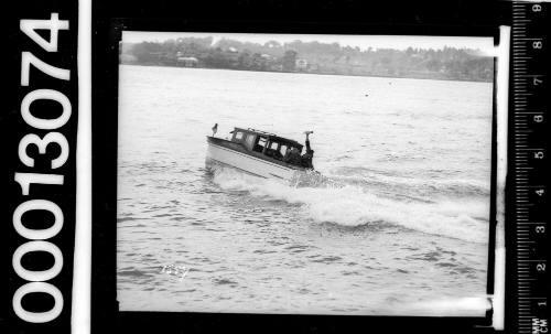 Motor launch MISS PHYLLIS on Sydney Harbour