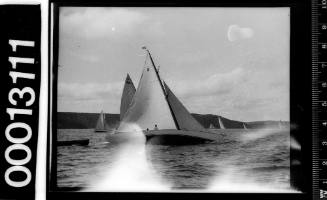 Amateur class yachts, A33 and A5, sailing on Sydney harbour