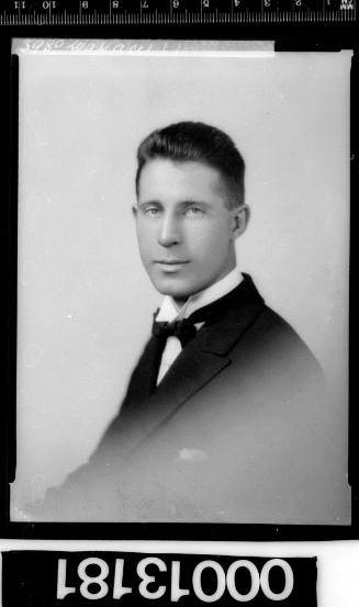 Portrait of an unidentified man