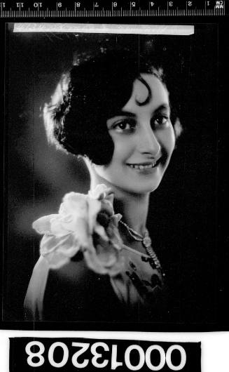 Glamorous portrait of an unidentified woman